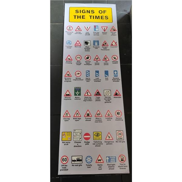 Rude British Highway code poster.