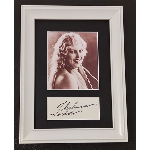 Thelma Todd signautre (1906-1935).