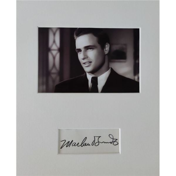 Marlon Brando autograph (1924-2004).