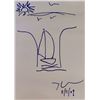 Image 1 : Jeff Koons - Sailing boat drawing.