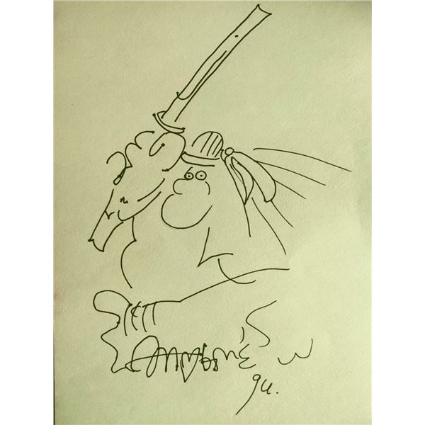 Sergio Aragonés: Groo the wanderer drawing.