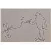 Image 1 : Saul Steinberg drawing.