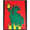 Image 1 : Keith Haring - Statue of liberty.
