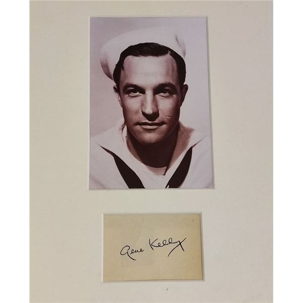 Gene Kelly autograph. (1912-1996).