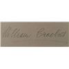 Image 2 : Sir William Crookes signature. (1832-1919).
