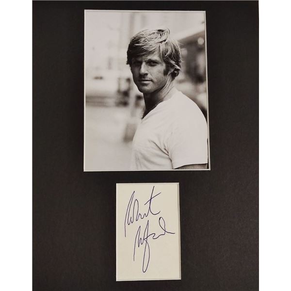 Robert Redford autograph (1936).