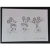 Image 1 : Andy Warhol Mickey Mouse drawing.