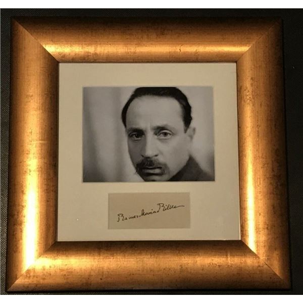 Rainer Maria Rilke autograph (1875-1926).