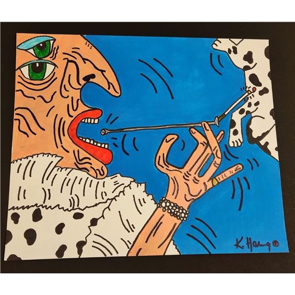 Keith Haring - Cruella De Vil, 1984.