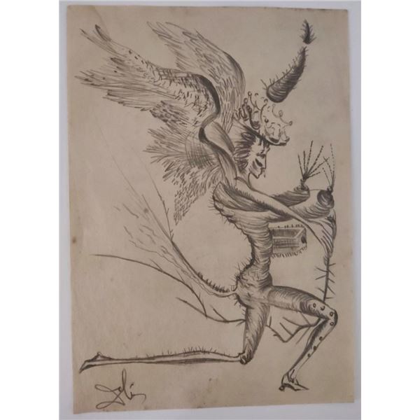 Salvador Dali - Le Demon Aile.