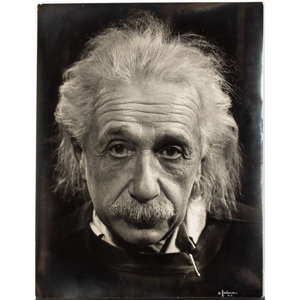 Philippe Halsman  - Vintage Albert Einstein photo.