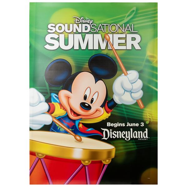 Disney’s Mickey Mouse Soundsational Summer Bus Stop Poster.
