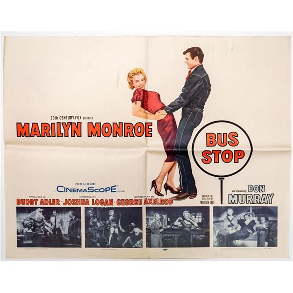 Bus Stop 1956 Movie Poster.