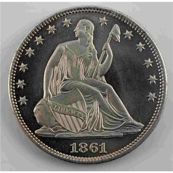 CONFEDERATE STATES CIVIL WAR HALF DOLLAR 1861