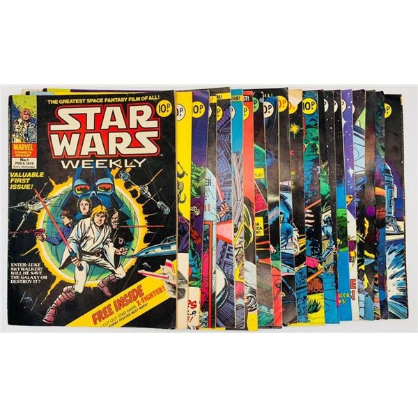 1970s – 24 Marvel Star Wars Weekly Comics. 1 -26.