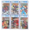 Image 1 : MARVEL THE AMAZING SPIDER-MAN COMICS #321-326 GRADED.