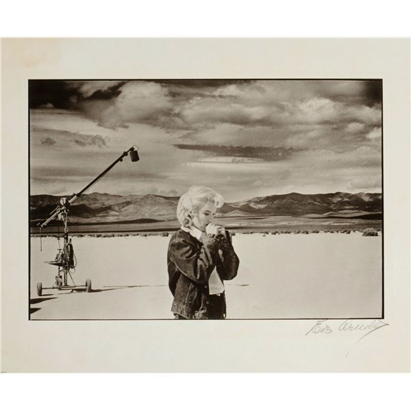 Eve Arnold: Marilyn Monroe, Rehearsal in The Desert, Nevada (On the set of The Misfits), 1960.