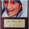 Image 2 : Mother Teresa autograph. (1910-1997).
