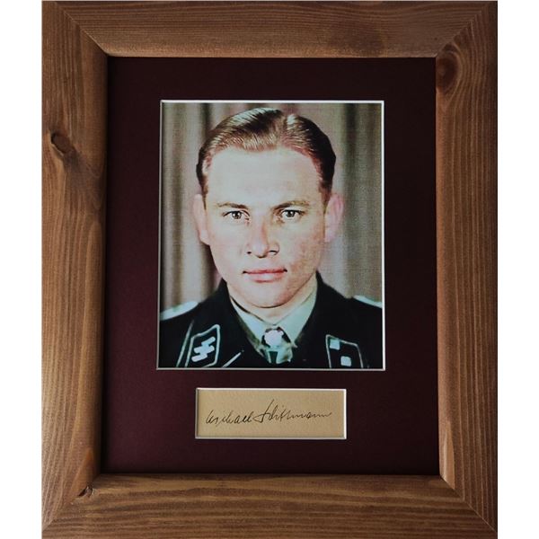 Michael Wittman German SS comander autograph.