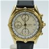 Breitling Chronomat Men's Watch 18K 750 Gold Vintage 81950 Automatic White BR009