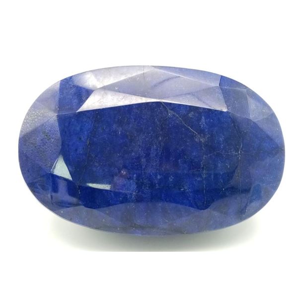 Gargantuan 6265ct Earth-Mined African Blue Sapphire Gemstone.