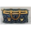 Image 1 : Louis Vuitton Monogram Blue Denim Handbag.