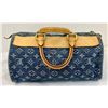 Image 2 : Louis Vuitton Monogram Blue Denim Handbag.