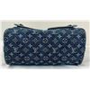 Image 3 : Louis Vuitton Monogram Blue Denim Handbag.