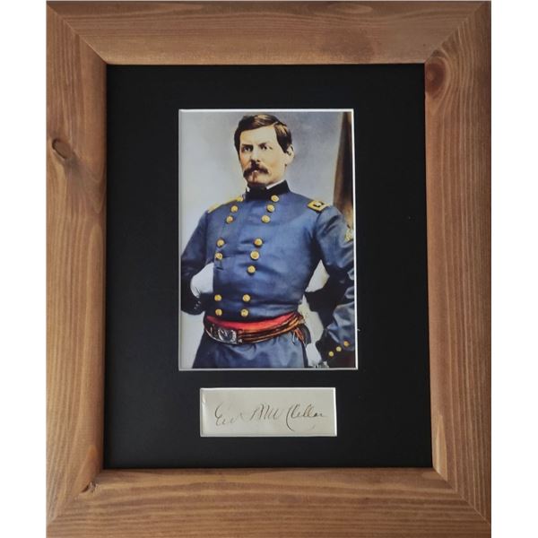 General George McClellan signature.