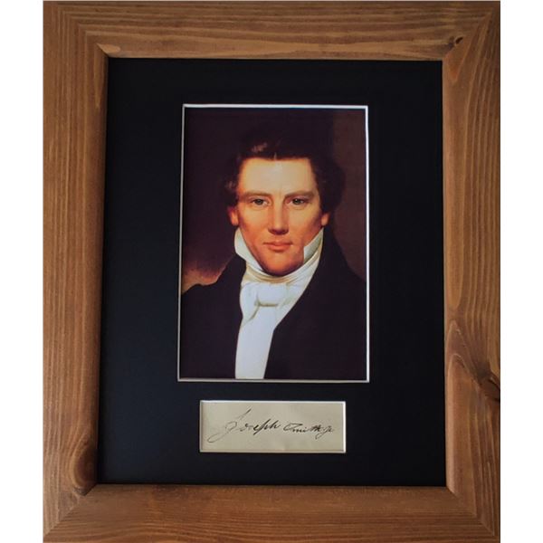 Joseph Smith (Mormon) signature.