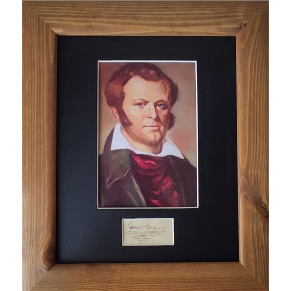 James Bowie (1796-1836).