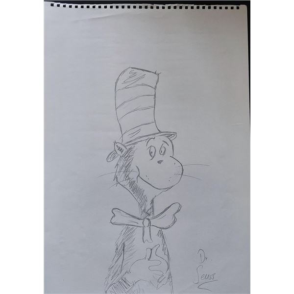 Dr seuss - Cat in the hat drawing.