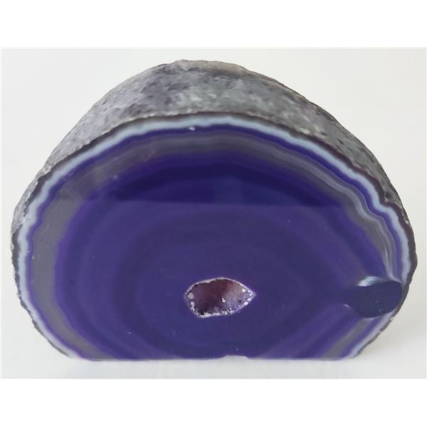 Purple agate Geode.