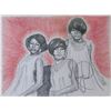 Image 1 : Michael Jackson's hand drawing of Diana Ross and the Supremes.