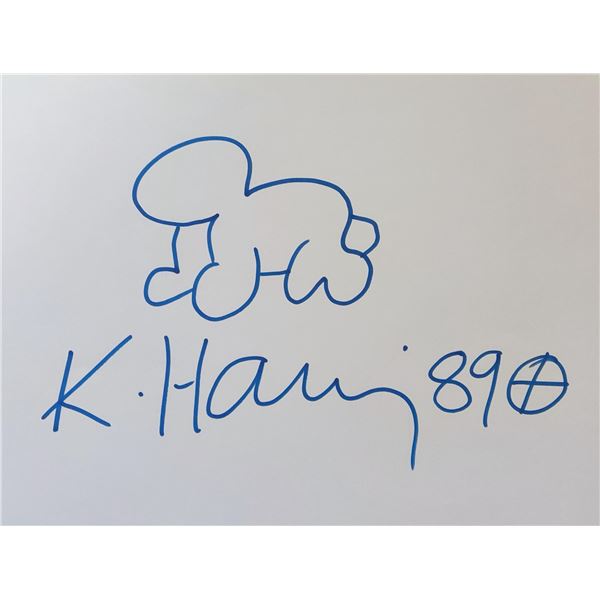 Keith Haring Radiant baby drawing.