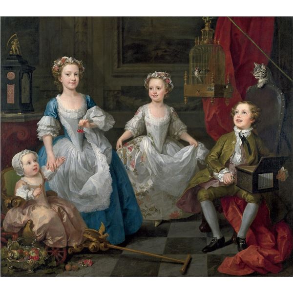 William Hogarth - English painter (1697-1764). 35mm vintage negatives.