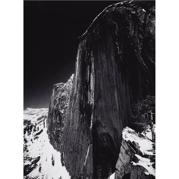 ANSEL ADAMS - Monolith, The Face of Half Dome, Yosemite National Park, California, 1927 .