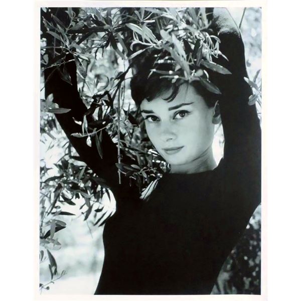 Philippe Halsman photo of Audrey Hepburn.