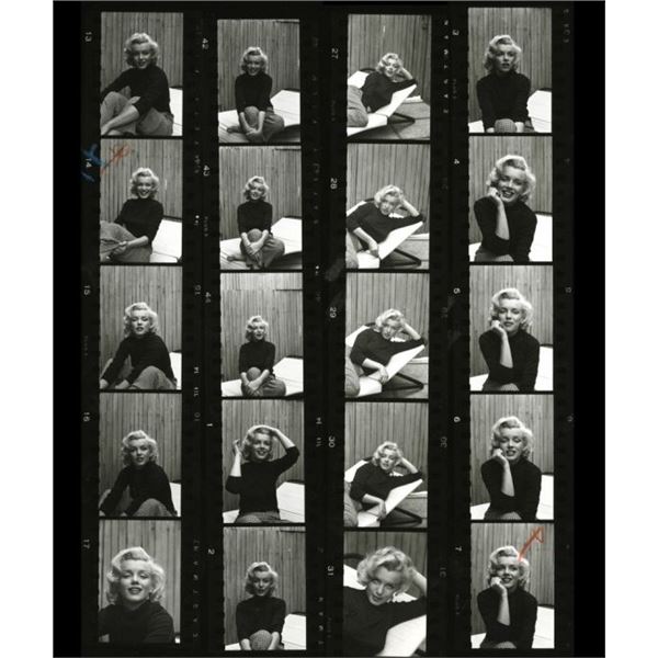 Alfred Eisenstaedt contact sheet.