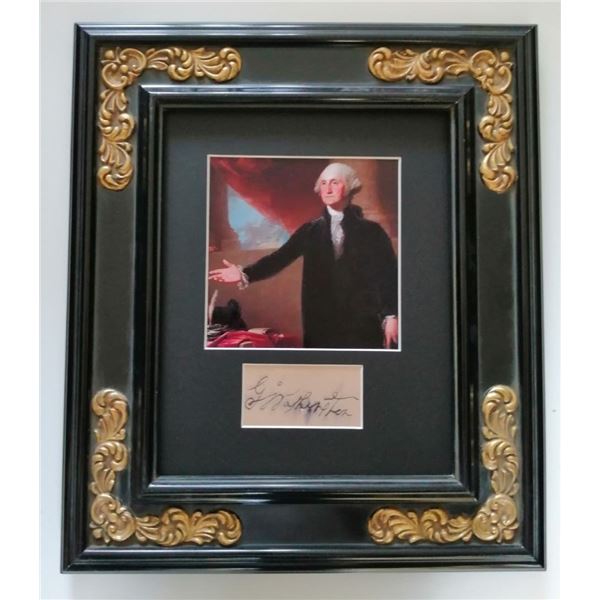 George Washington signature. (1732-1799).