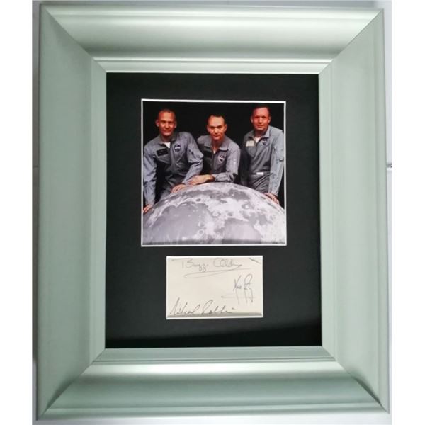 NEIL ARMSTRONG, BUZZ ALDRIN, AND MICHAEL COLLINS.