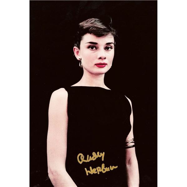 Audrey Hepburn signed photograph. (1929-1993).