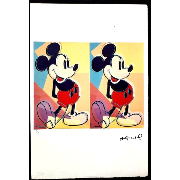 After Andy Warhol, Mickey Mouse.