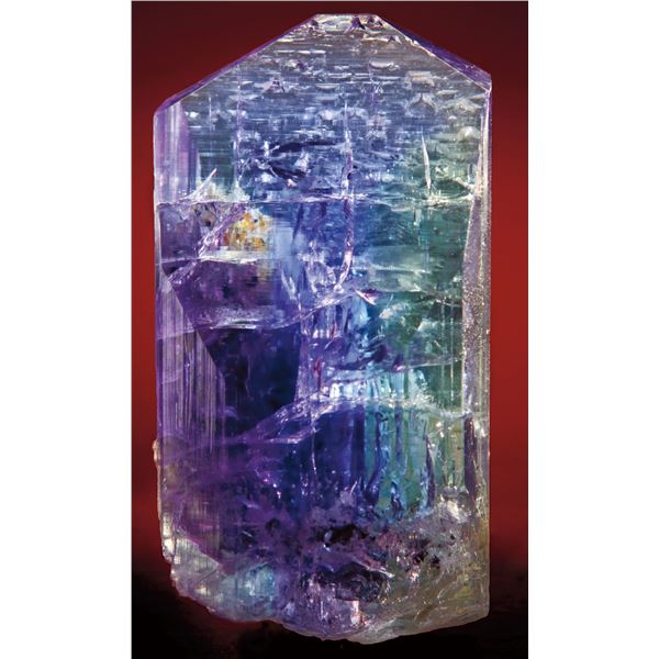 MULTI-COLOUR TANZANITE CRYSTAL