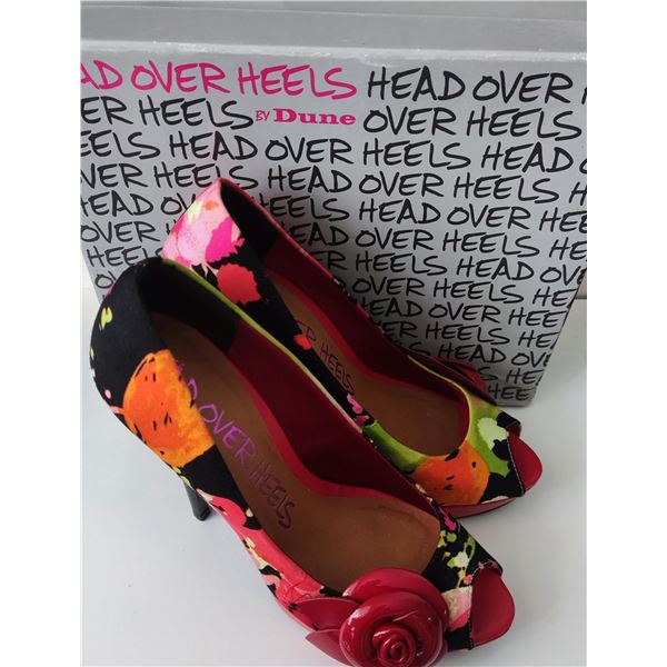 Head over Heels by Dune Floral shoes.