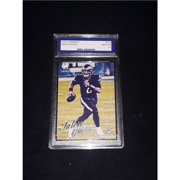 JALEN HURTS, 2020 Luminace, GEM MT 10