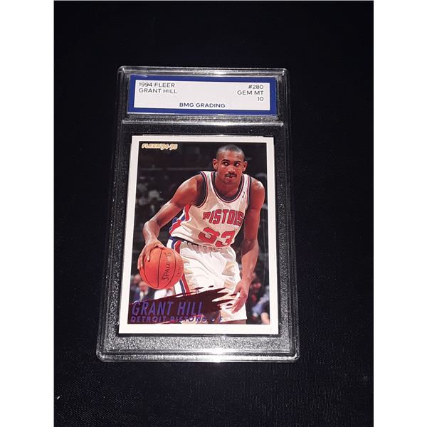 GRANT HILL, 1994 Fleer, GEM MT 10
