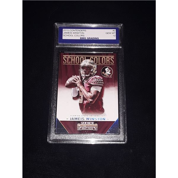 JAMEIS WINSTON, 2015 Contenders, School Colors, GEM MT 10