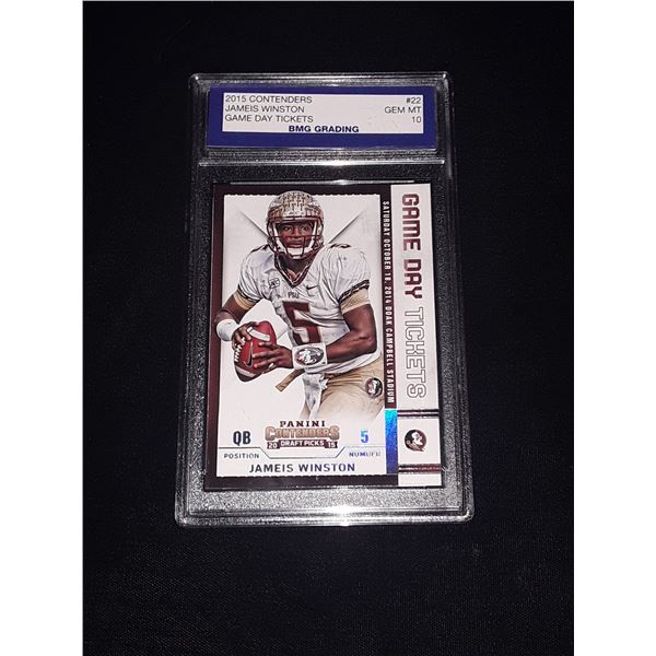 JAMEIS WINSTON, 2015 Contenders, Game Day Ticket, GEM MT 10