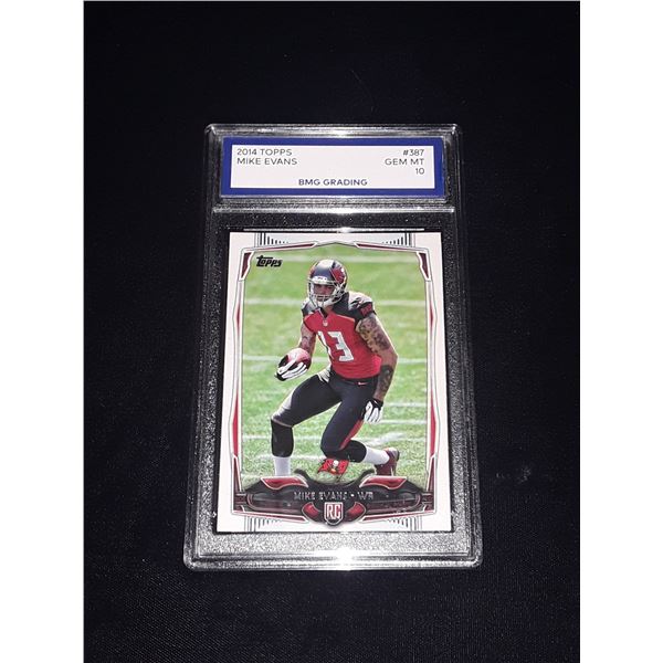 MIKE EVANS, 2014 Topps, GEM MT 10